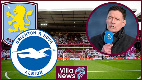 Aston Villa will host Brighton on Monday (Credit: BT Sport)