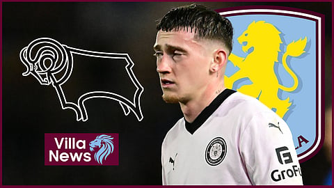 Aston Villa ace Louie Barry could join Derby County (credit: Imago)