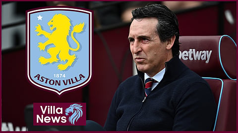 Aston Villa manager Unai Emery
