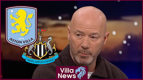 Alan Shearer analyses his former side Newcastle United against Aston Villa [Credit: BBC Match of the Day]