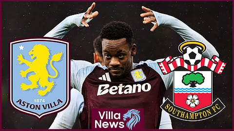 Aston Villa striker Jhon Duran scored v Southampton. (Credit: Imago)