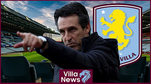 Aston Villa manager, Unai Emery.