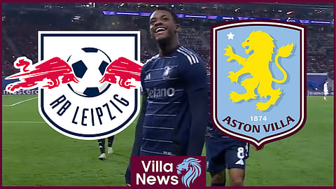 Jhon Duran scored for Aston Villa against RB Leipzig [credit: @primevideosport on X]