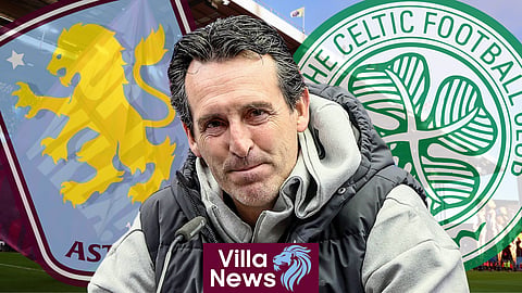 Unai Emery could make four changes for Aston Villa v Celtic. (Credit: Imago)