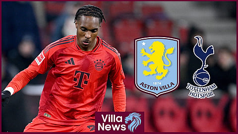 Mathys Tel is linked with moves to Aston Villa and Tottenham {Credit: Imago}