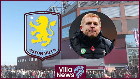 Neil Lennon was on commentary watching Aston Villa beat Celtic