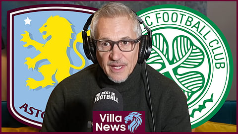 Gary Lineker has shared an Aston Villa v Celtic prediction [credit: The Rest Is Football]