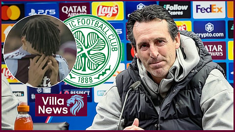 Unai Emery has offered a Tyrone Mings update ahead of Aston Villa v Celtic [credit: Sky Sports Premier League and Imago]