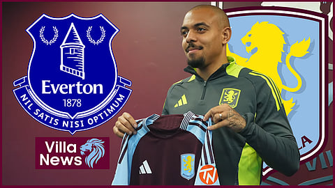 Donyell Malen can't feature for Aston Villa v Everton [credit: Aston Villa Football Club YouTube]