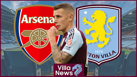 Lucas Digne wronged in Arsenal v Aston Villa. (Credit - Imago)