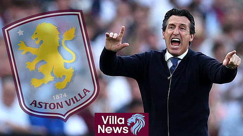 Aston Villa manager Unai Emery