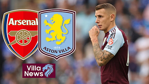 Lucas Digne was hailed during Arsenal v Aston Villa [Credit: Imago]