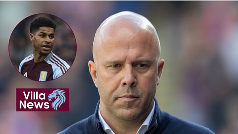 Arne Slot offered his Marcus Rashford prediction. (Credit: Imago)