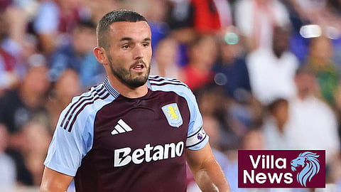 Aston Villa midfielder John McGinn. (Credit: Imago)