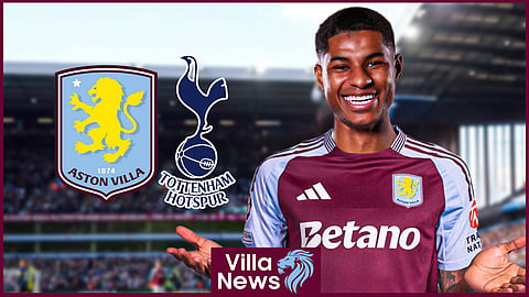 Marcus Rashford could make his Aston Villa debut against Tottenham [Credit: Hasan Karim]