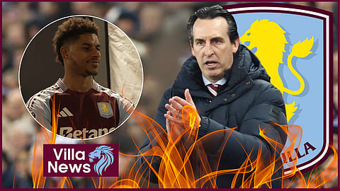 Marcus Rashford joined Aston Villa to play under Unai Emery [credit: Imago and Aston Villa Football Club]
