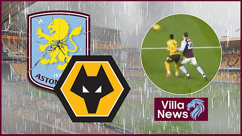 Aston Villa had a goal ruled out by VAR against Wolves [credit: Sky Sports Premier League]