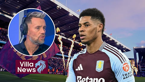 Lee Hendrie reacted to Marcus Rashford at Aston Villa