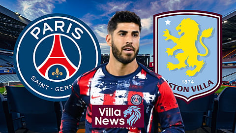 Aston Villa are closing in on Marco Asensio from PSG [Credit: Imago]