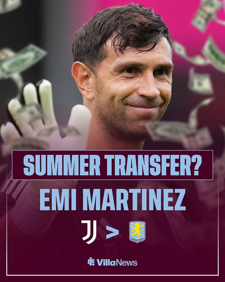 Aston Villa can't afford Emi Martinez repeat as transfer drama reignites