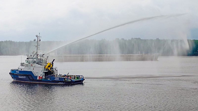 Russian Marine Rescue Service inaugurates new Arctic support tugs