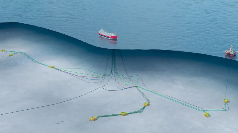 Illustration of the FPSO at Equinor's Bay Du Nord project