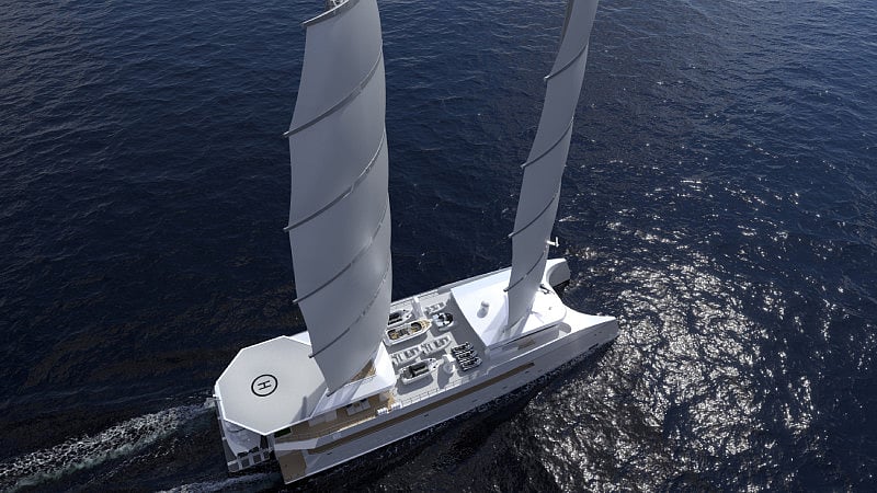 Echo Yachts Begins Construction of World's Largest Sailing Catamaran in