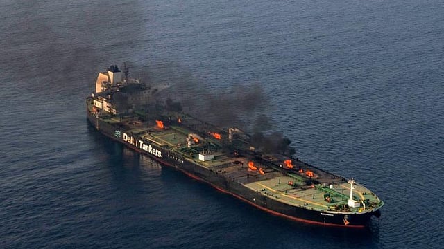 Houthi-attacked tanker Sounion successfully towed through Suez Canal