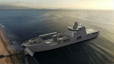 Rendering of an Australian Defence Force Landing Craft Heavy