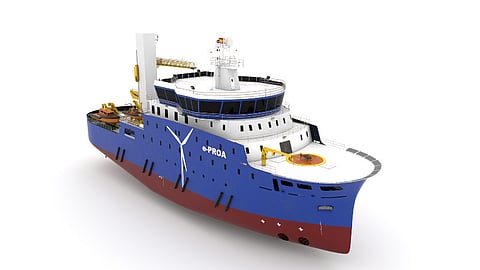 Rendering of the e-PROA SOV