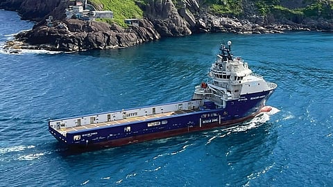A Seacor Marine platform supply vessel