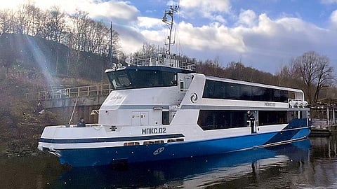 Russian operator places new inland and coastal ferry into service