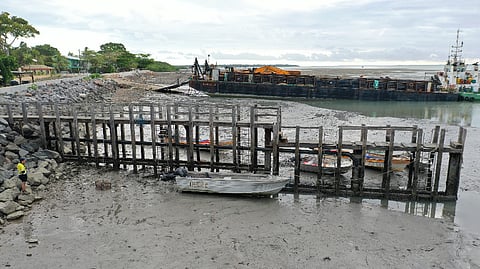 Dilapidated jetty on Boigu Island