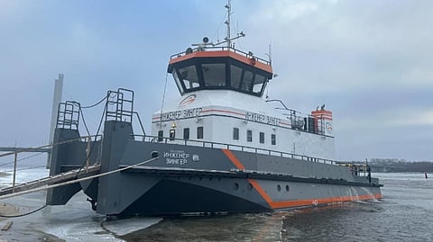 The Project TSK.395 pusher tug Ingener Singer