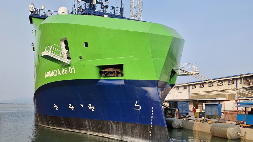 Infinity Vessel Ocean Infinity's newest robotic vessel sails for Europe