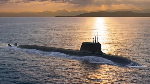Rendering of an SSN AUKUS submarine