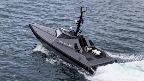 British Royal Navy USV (representative only)