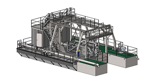 Rendering of the sand extraction dredger