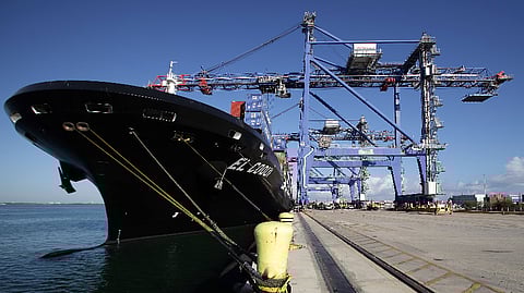 Crowley's containership El Coqui at berth