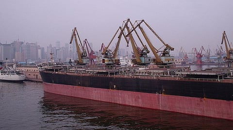 Dalian harbour