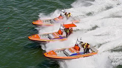 KNRM boats (representative photo only)