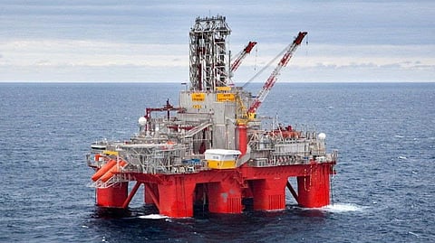 The drilling rig Transocean Spitsbergen