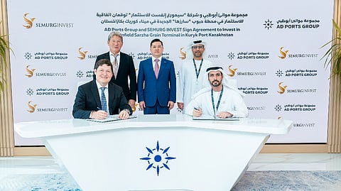 Signing of the agreement between the AD Ports Group and Semurg Invest, January 14, 2025