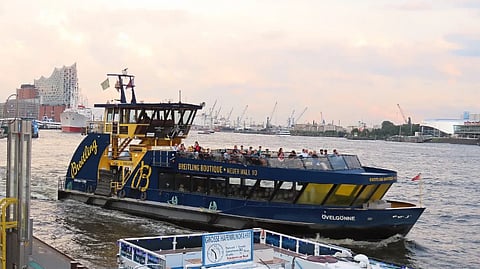 Övelgönne at the Port of Hamburg, July 12, 2024