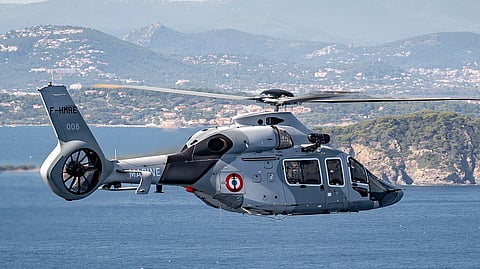A French Navy H160 search and rescue helicopter