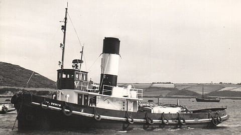 The steam tug St Denys, which served Falmouth Harbour in the UK from 1931 to 1980