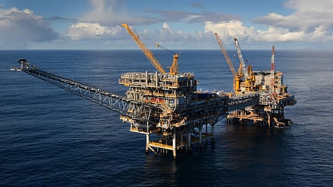 Esso rig in Bass Strait