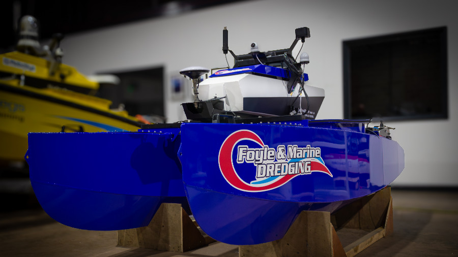 Foyle Marine and Dredging's new echsounder-equipped USV