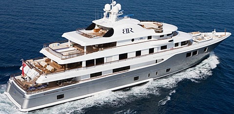 The superyacht Baton Rouge