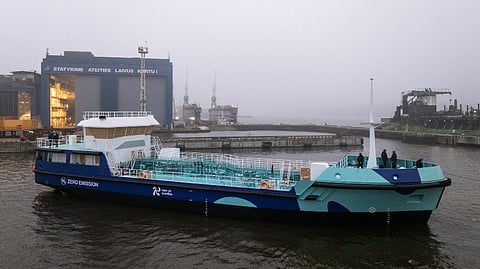The Klaipėda State Seaport Authority's future hydrogen-powered tanker